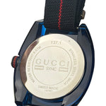 Gucci Sync Navy with Black Nylon Strap