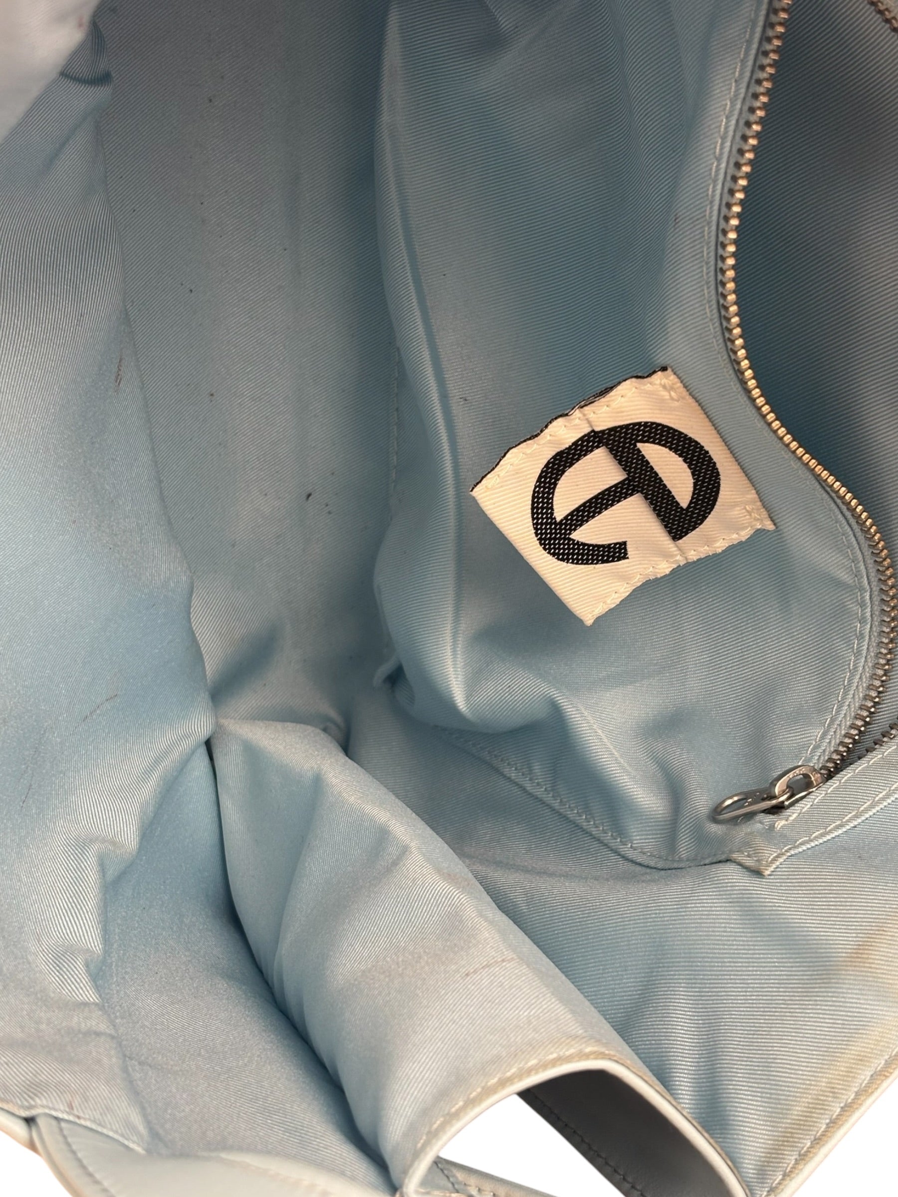 Telfar Light Blue Shopping Tote Bag