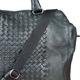 Bottega Veneta Black Intrecciato Leather 2Way Tote