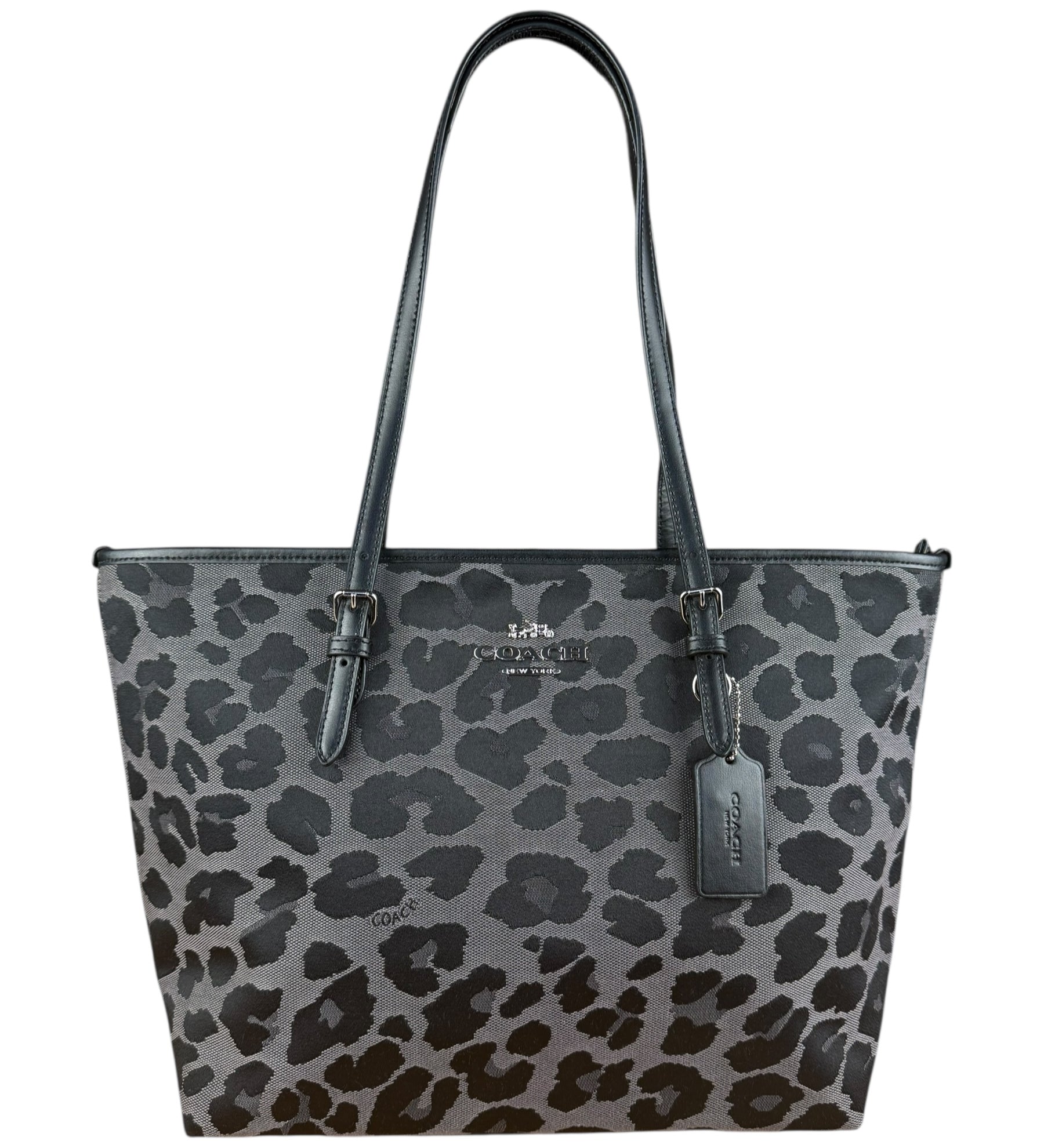 Coach Leopard Print Tote Bag