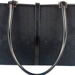 Gucci GG Black Canvas Vintage Jackie Tote Handbag