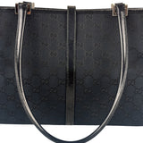 Gucci GG Black Canvas Vintage Jackie Tote Handbag