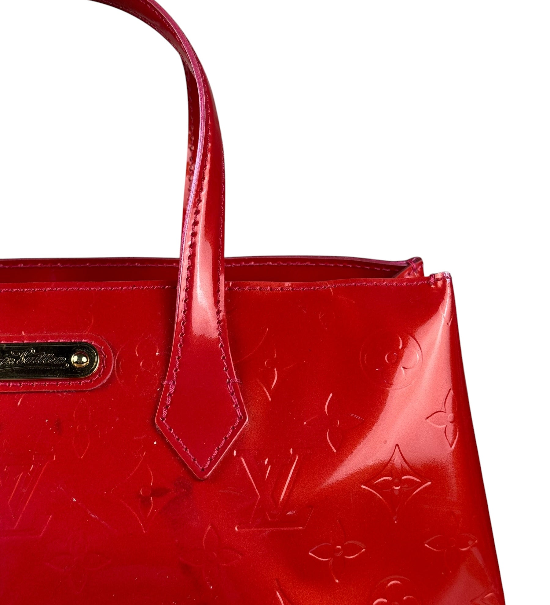 Louis Vuitton Vintage Monogram Vernis Wilshire PM Sunset