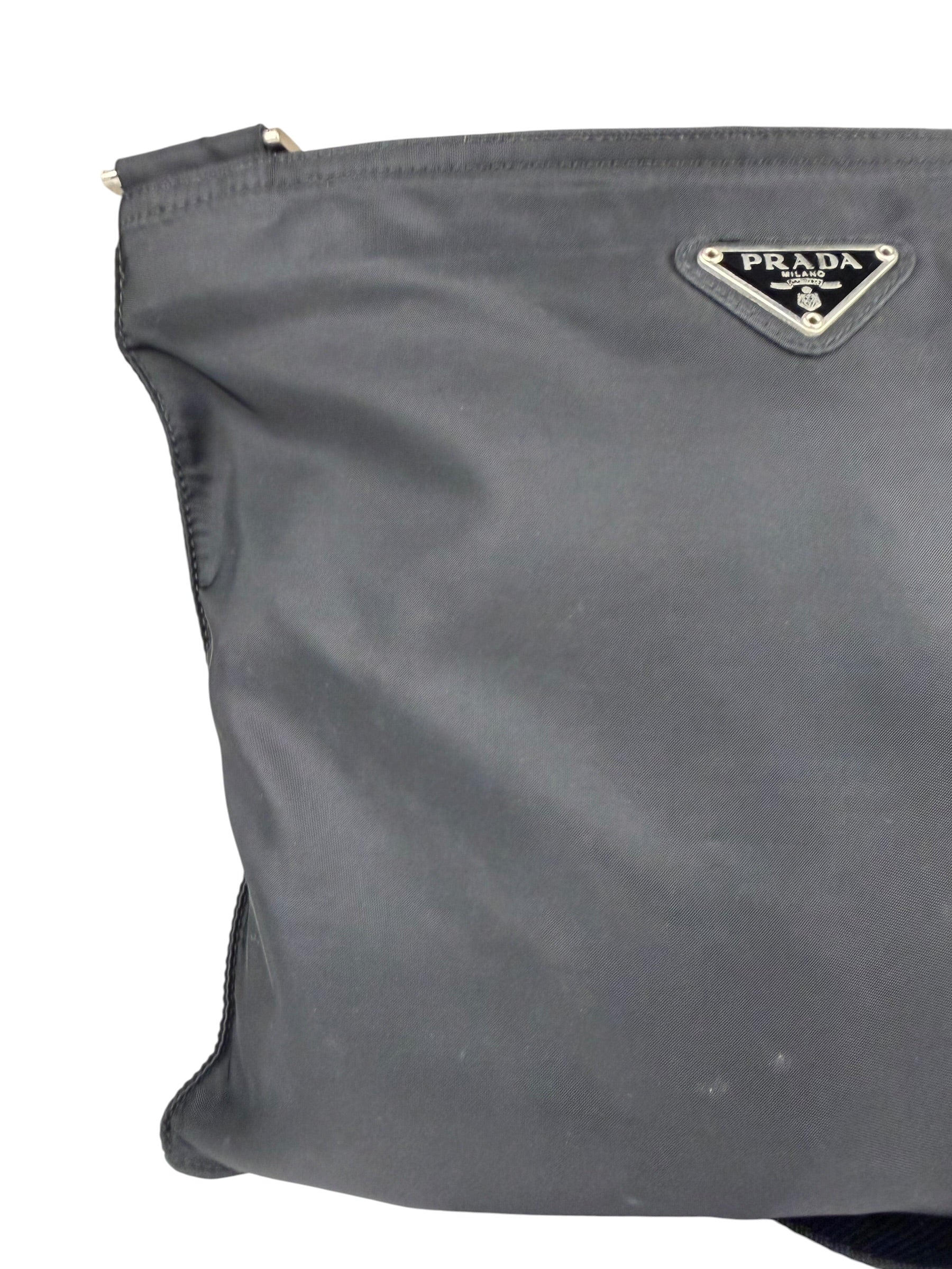 Prada Black Tessuto Nylon Crossbody Bag