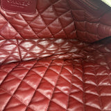 Chanel Coco Cocoon Ivory Puff Leather Boston Handbag 2009