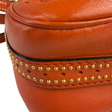 Gucci Orange Leather Snaffle Shoulder Bag