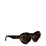 Loewe Double Frame Cat Eye Sunglasses LW401191