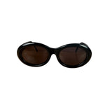 Fendi Black Oval Sunglasses