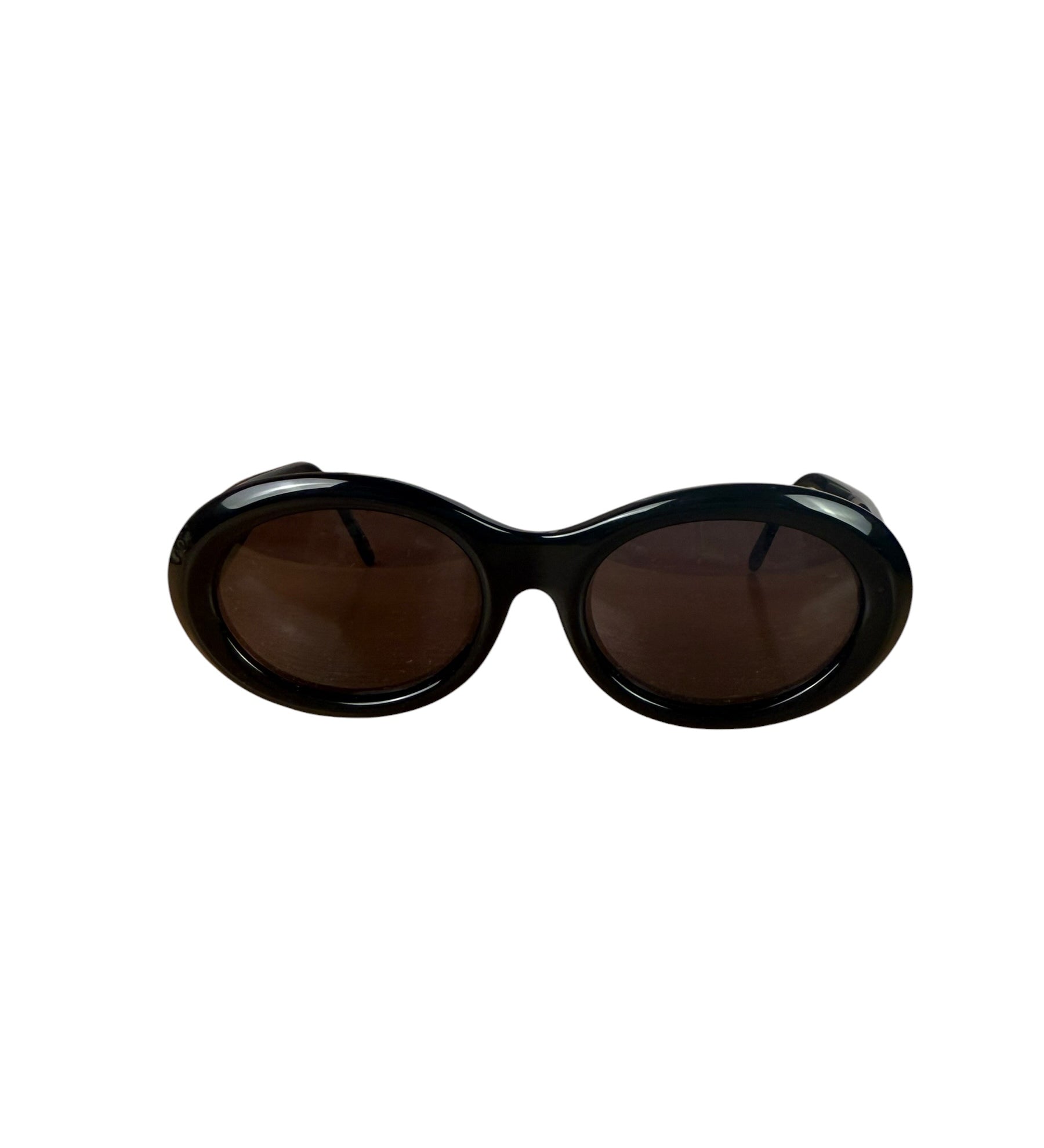 Fendi Black Oval Sunglasses