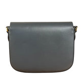 Gucci Grey Leather 1955 Horsebit Shoulder Bag