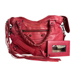 Balenciaga Red Le City Bag S