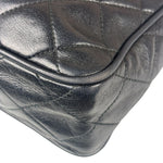 Chanel Black Diamond Stitch Camera Crossbody