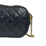 Chanel Navy Quilted Lambskin Small Camera Bag 2019