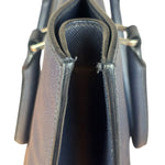 Prada Navy Blue Saffiano Leather Vertical Tote Bag
