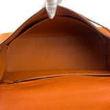 Hermes 2011 Orange Togo Leather Palladium Kelly 35