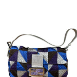Fendi Vintage Embroidered Patchwork Baguette