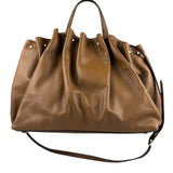 Valentino Garavani Brown Rockstud Shoulder Tote