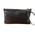 Yves Saint Laurent Vintage Brown Wristlet Pouch