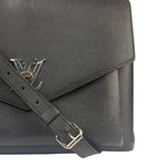 Louis Vuitton Black Pebbled Leather Taurillon Lockme Two-Way Bag