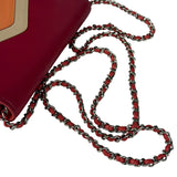 Chanel Pink Leather Wallet on Chain Crossbody Bag 2017