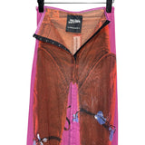 Jean Paul Gaultier x Y Project Printed Mesh Skirt