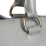 Prada Light Blue Vitello Daino Leather Tote