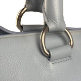 Prada Light Blue Vitello Daino Leather Tote