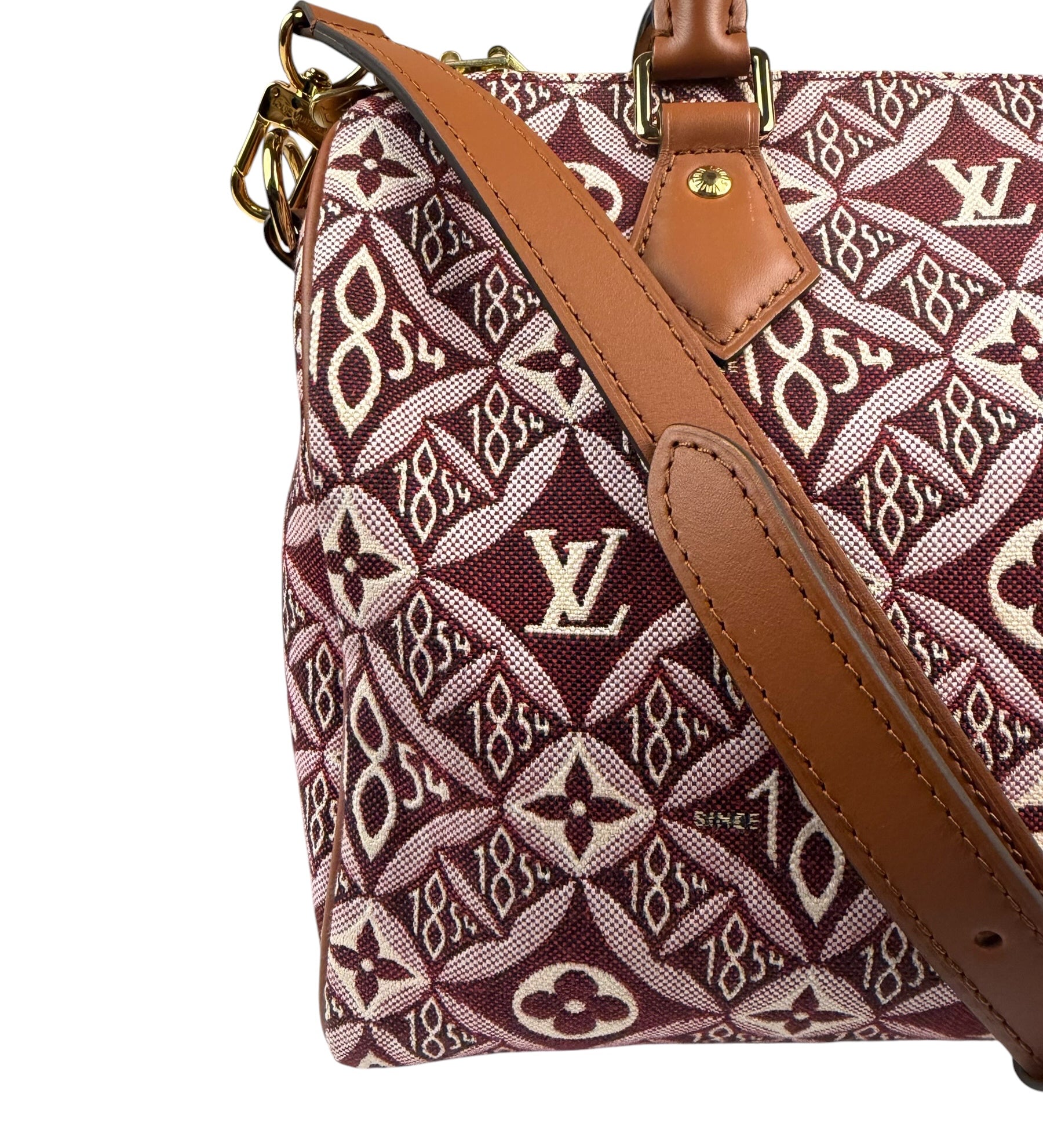 Louis Vuitton Jacquard Since 1854 Speedy Bandouliere 25