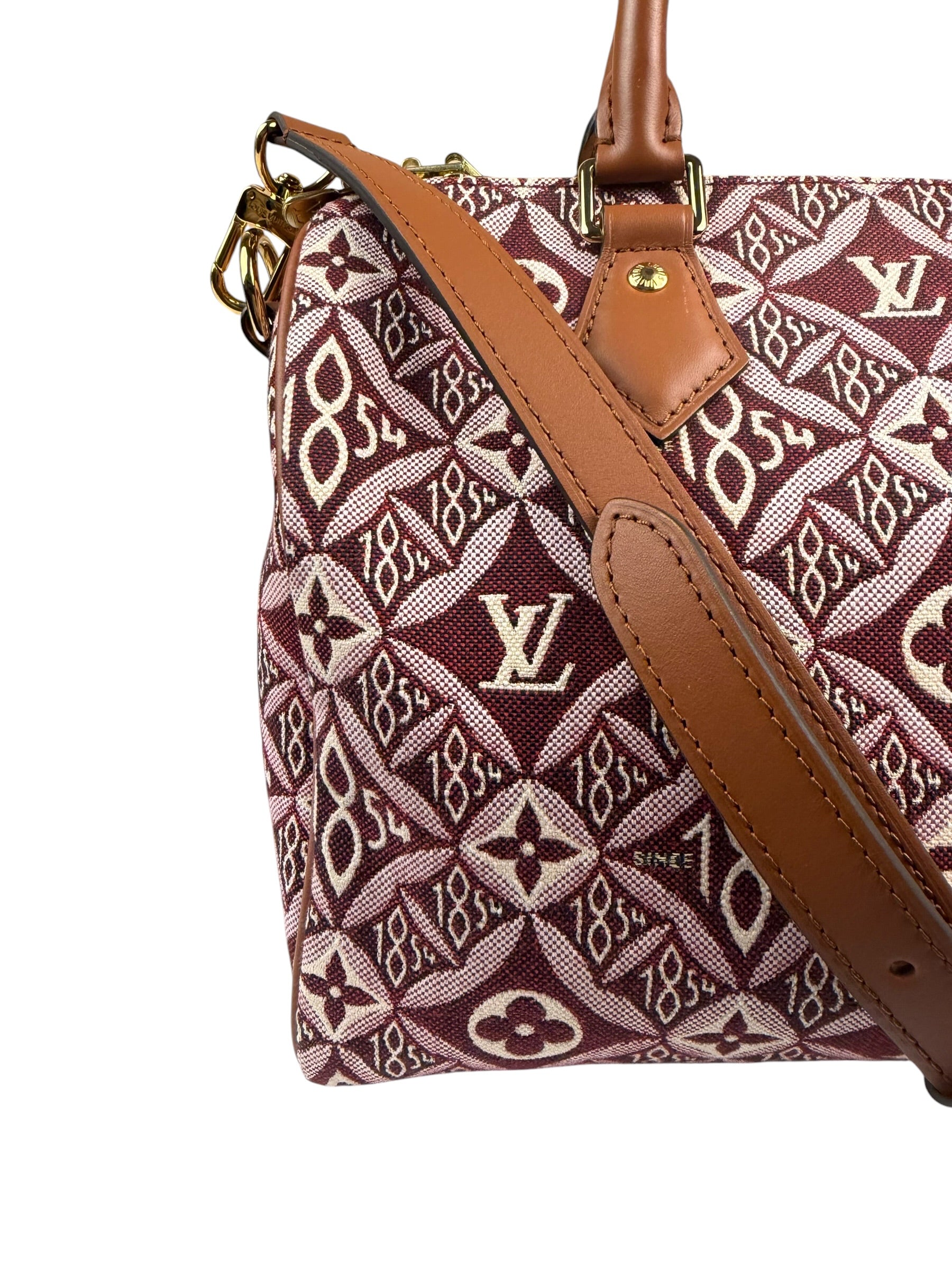 Louis Vuitton Jacquard Since 1854 Speedy Bandouliere 25