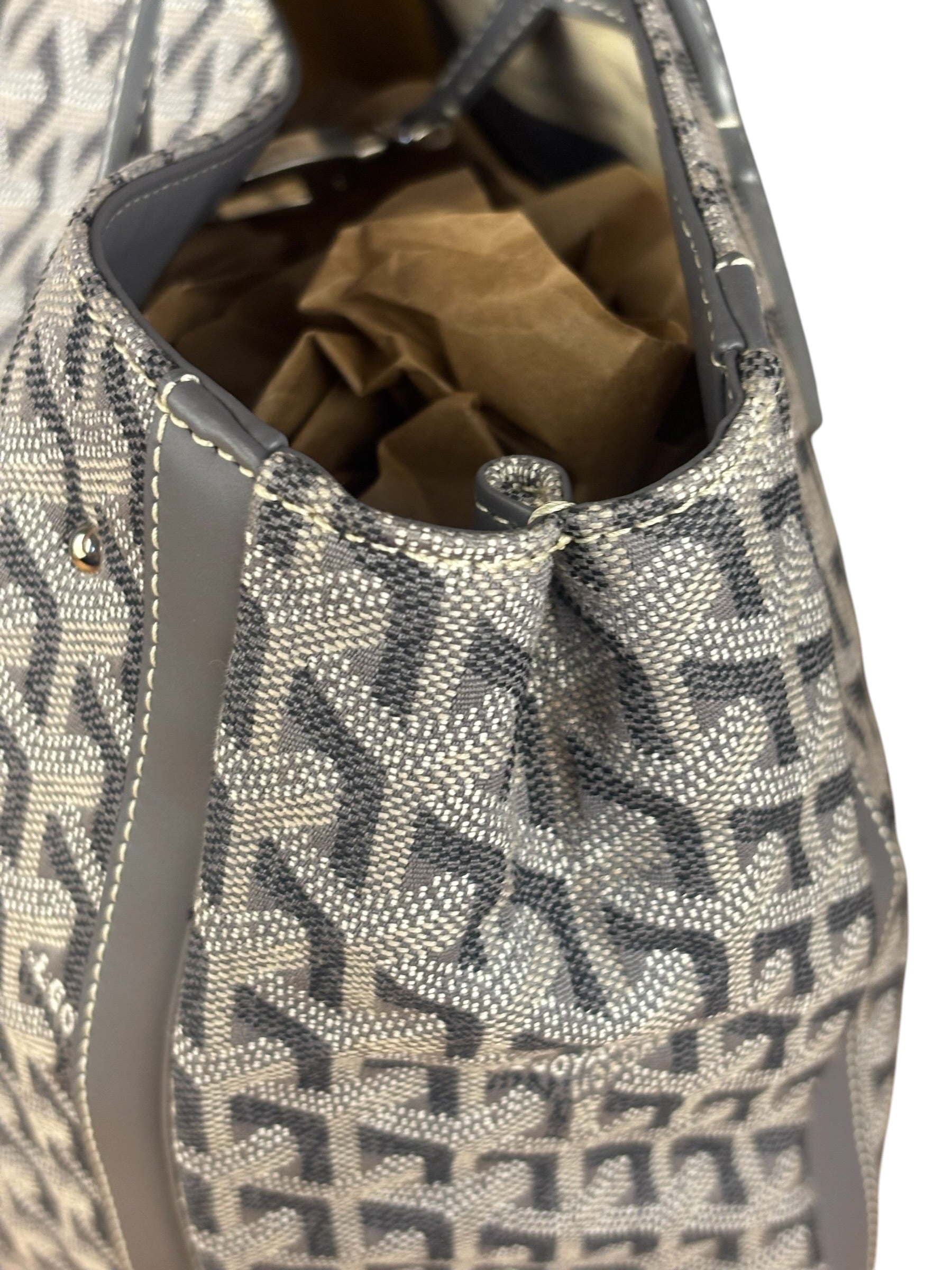 Goyard Grey Canvas Voltaire 2Way Tote