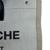 Saint Laurent Beige Canvas Rive Gauche Tote Bag