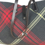 Vivienne Westwood Plaid Orb Tote Bag