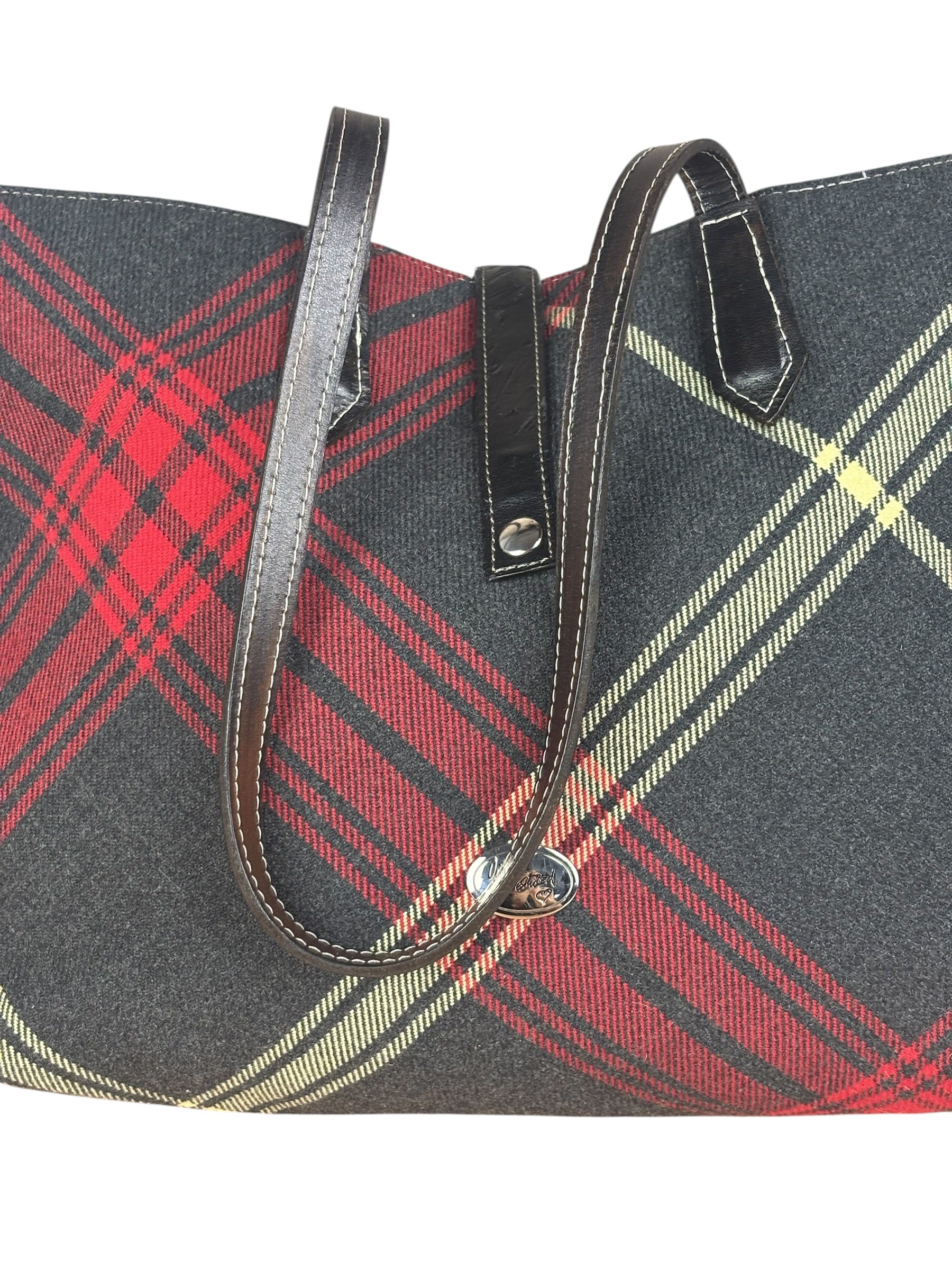 Vivienne Westwood Plaid Orb Tote Bag