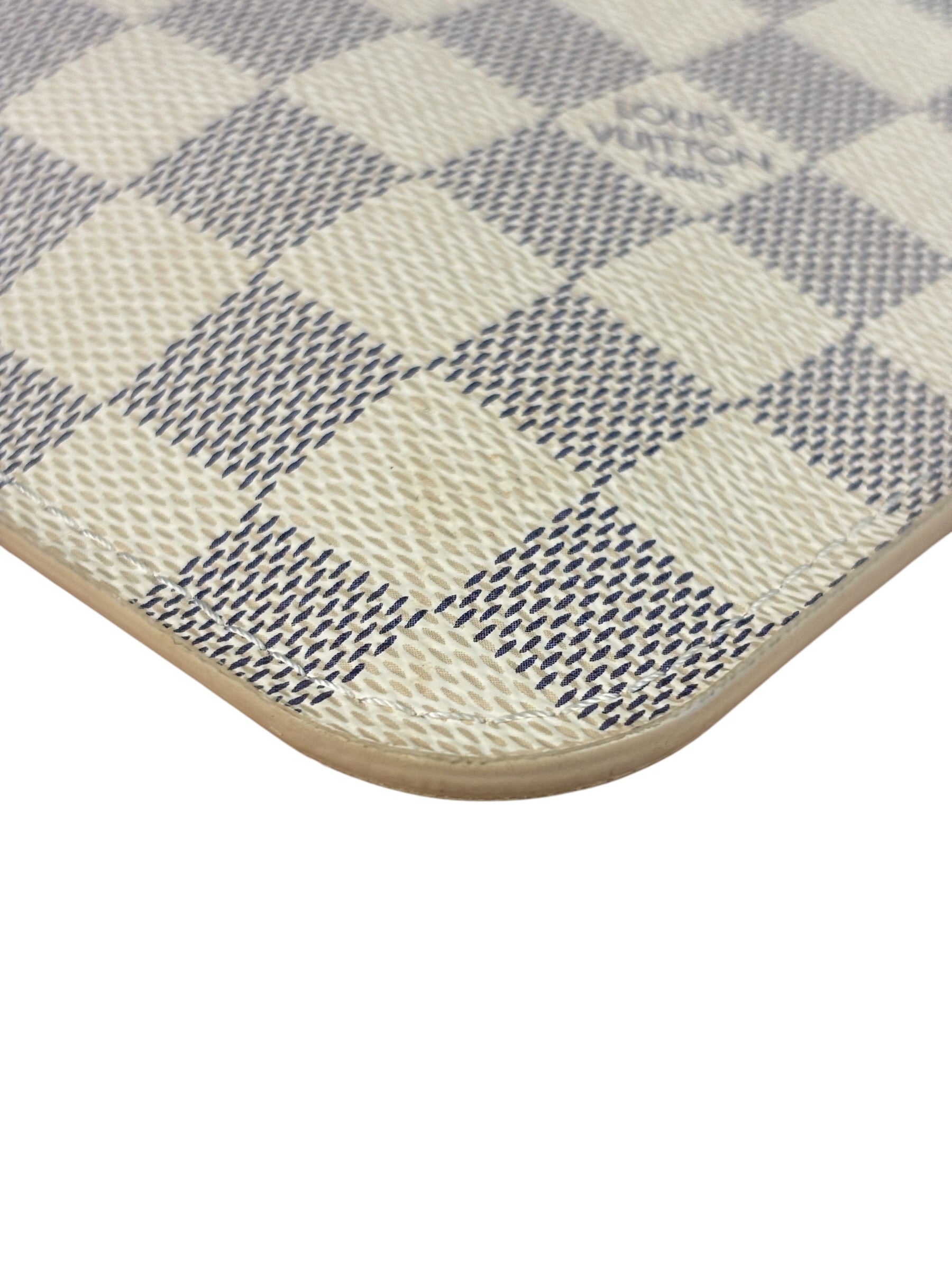 Louis Vuitton Damier Azur Neverfull Pouch