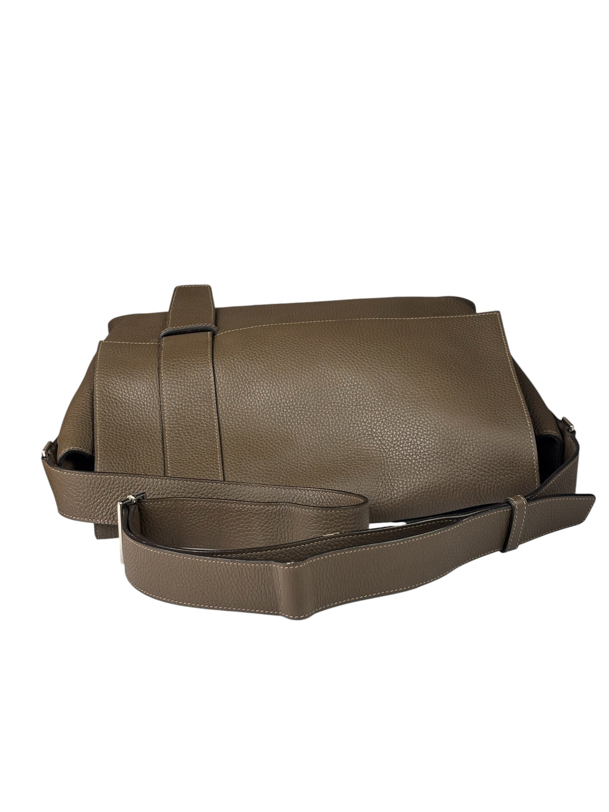 Hermes Brown Leather Sac Alfred Taorillon Clemence 35
