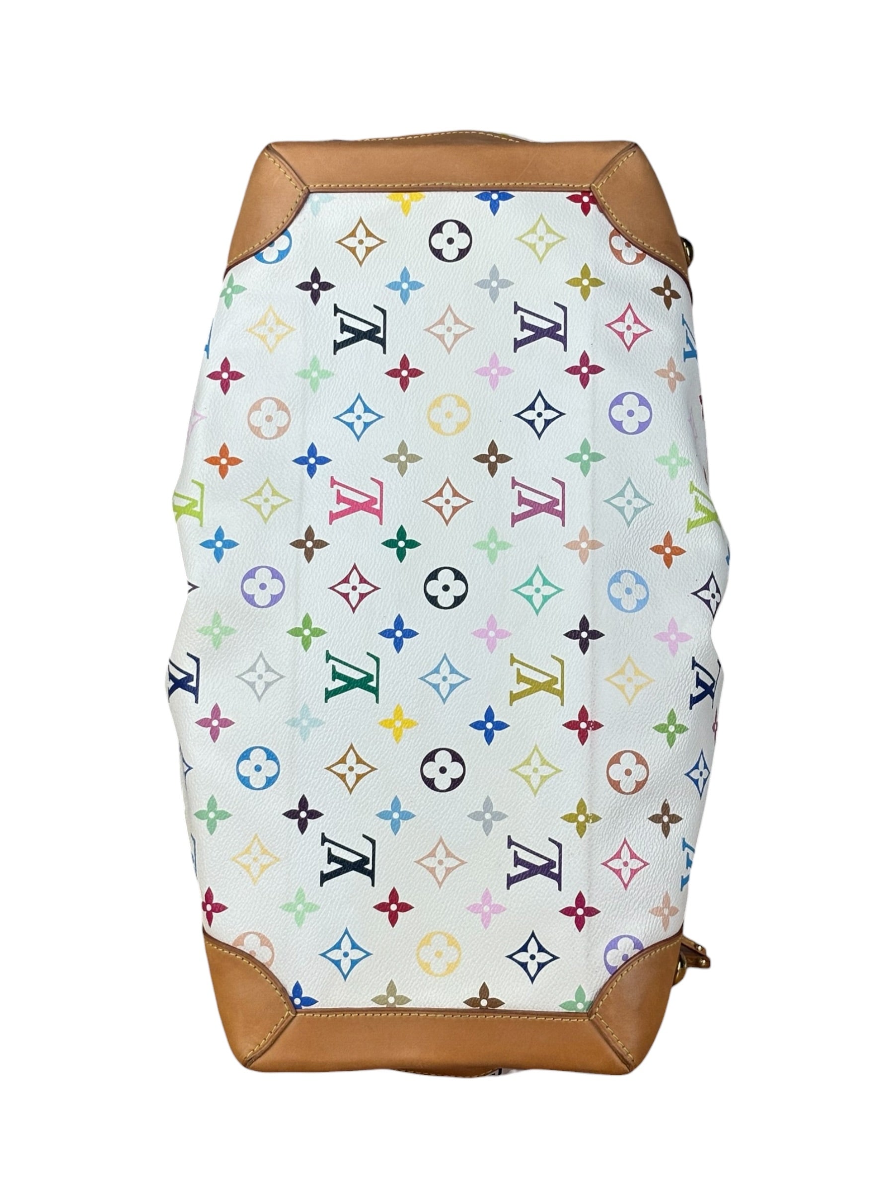 Louis Vuitton White Murakami Ursula Handbag