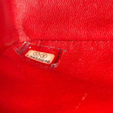 Chanel Red Patent Leather Chevron Jumbo Flap Bag 2009