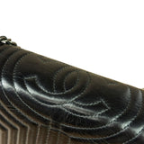 Chanel Black Leather Paris-Seoul Korean Garden Flap Bag 2015