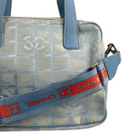 Chanel Blue CC Travel Line Tote Two-Way Bag