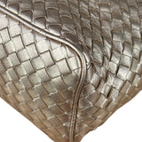Bottega Veneta Metallic Intrecciato Ciambrino Shoulder Bag