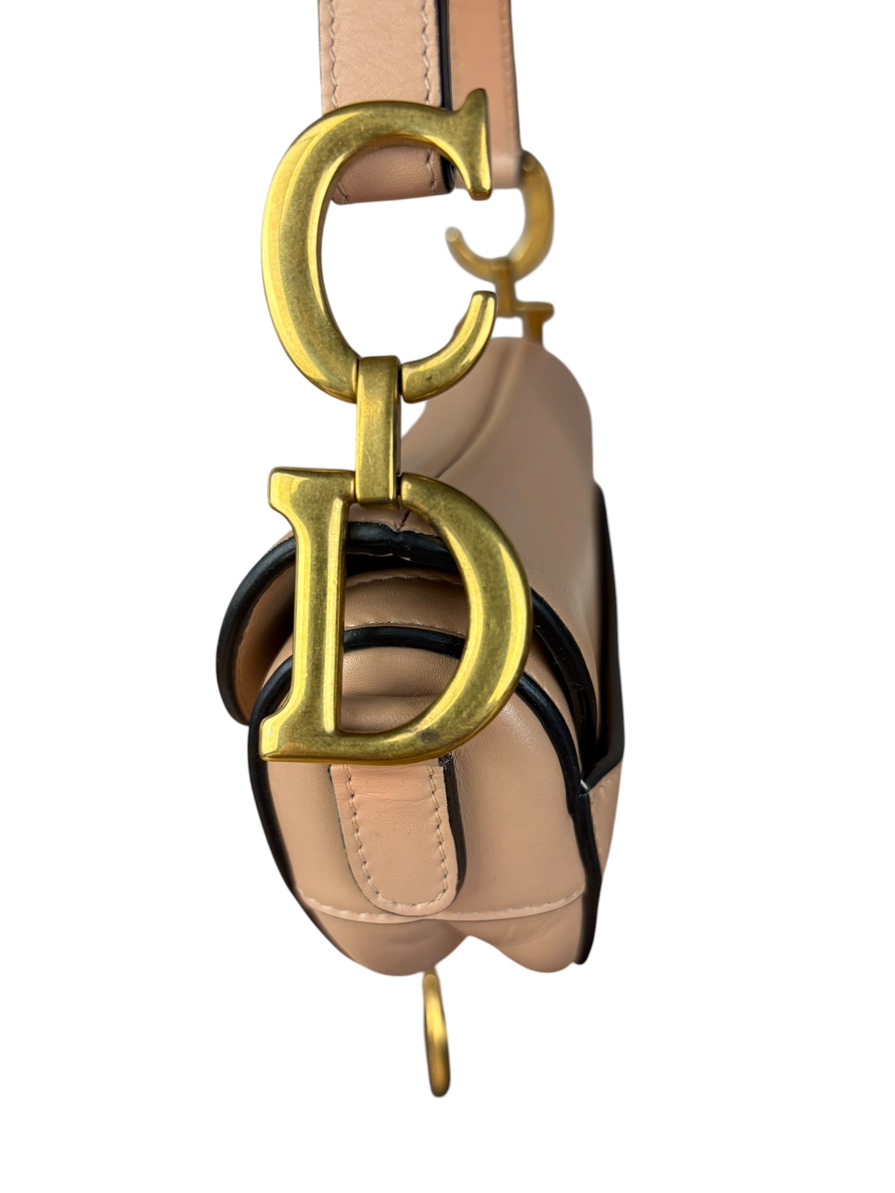 Christian Dior Blush Pink Mini Saddle Bag