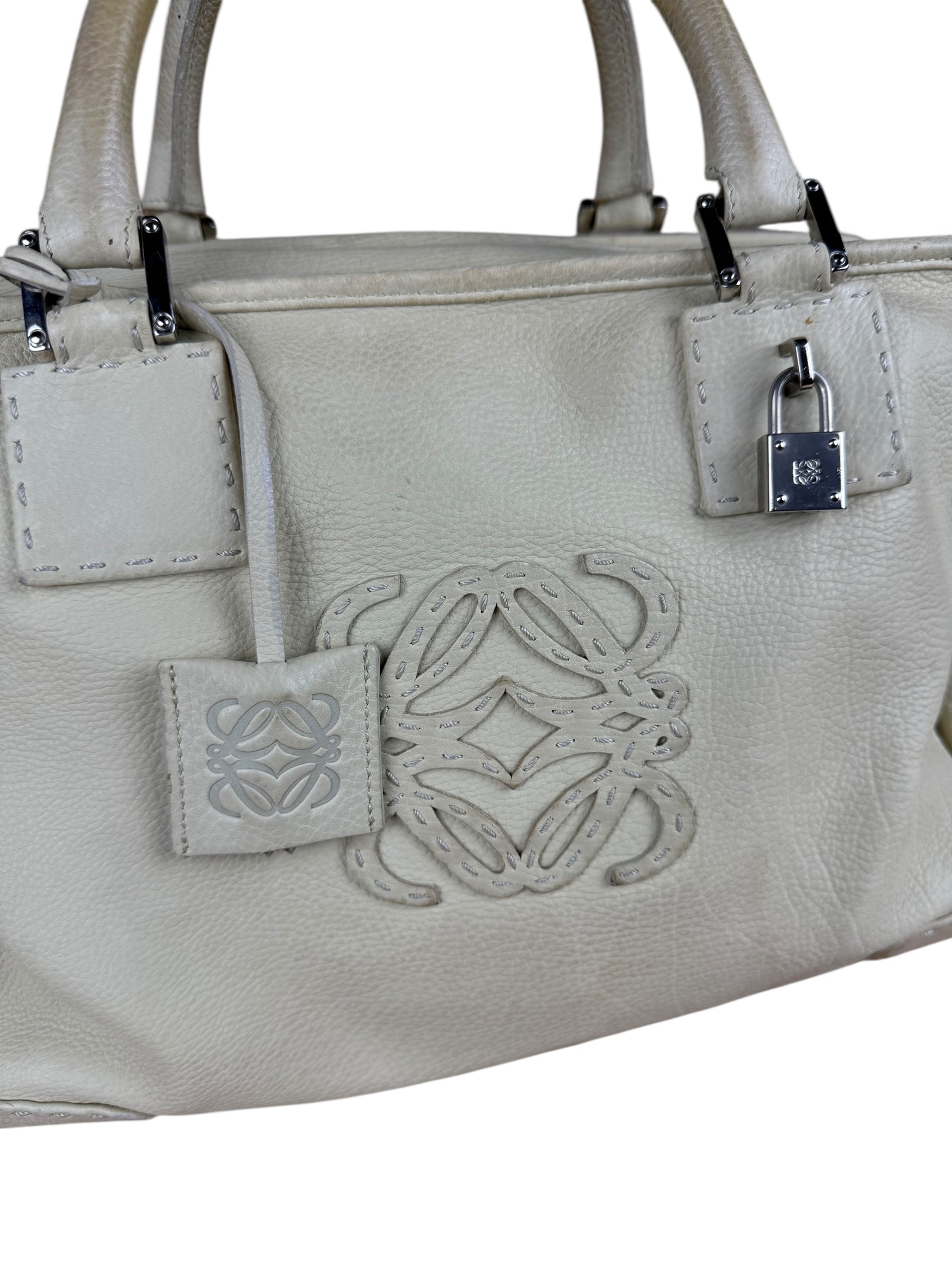 Loewe Vintage Beige Amazona 28 Handbag