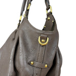 Louis Vuitton Brown Leather Mahina Hobo Bag