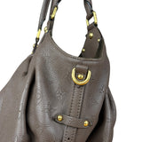 Louis Vuitton Brown Leather Mahina Hobo Bag