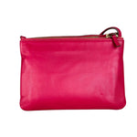Celine Pink Leather Trio Crossbody Bag