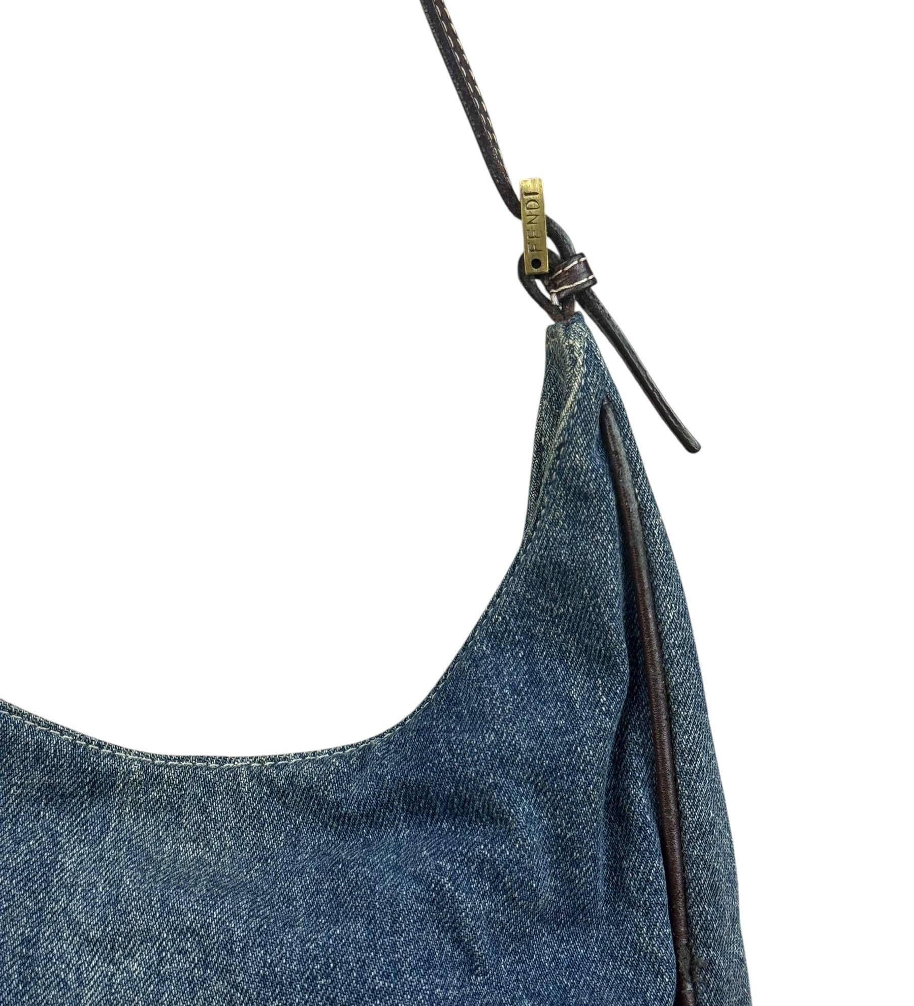Fendi Denim Shoulder Bag