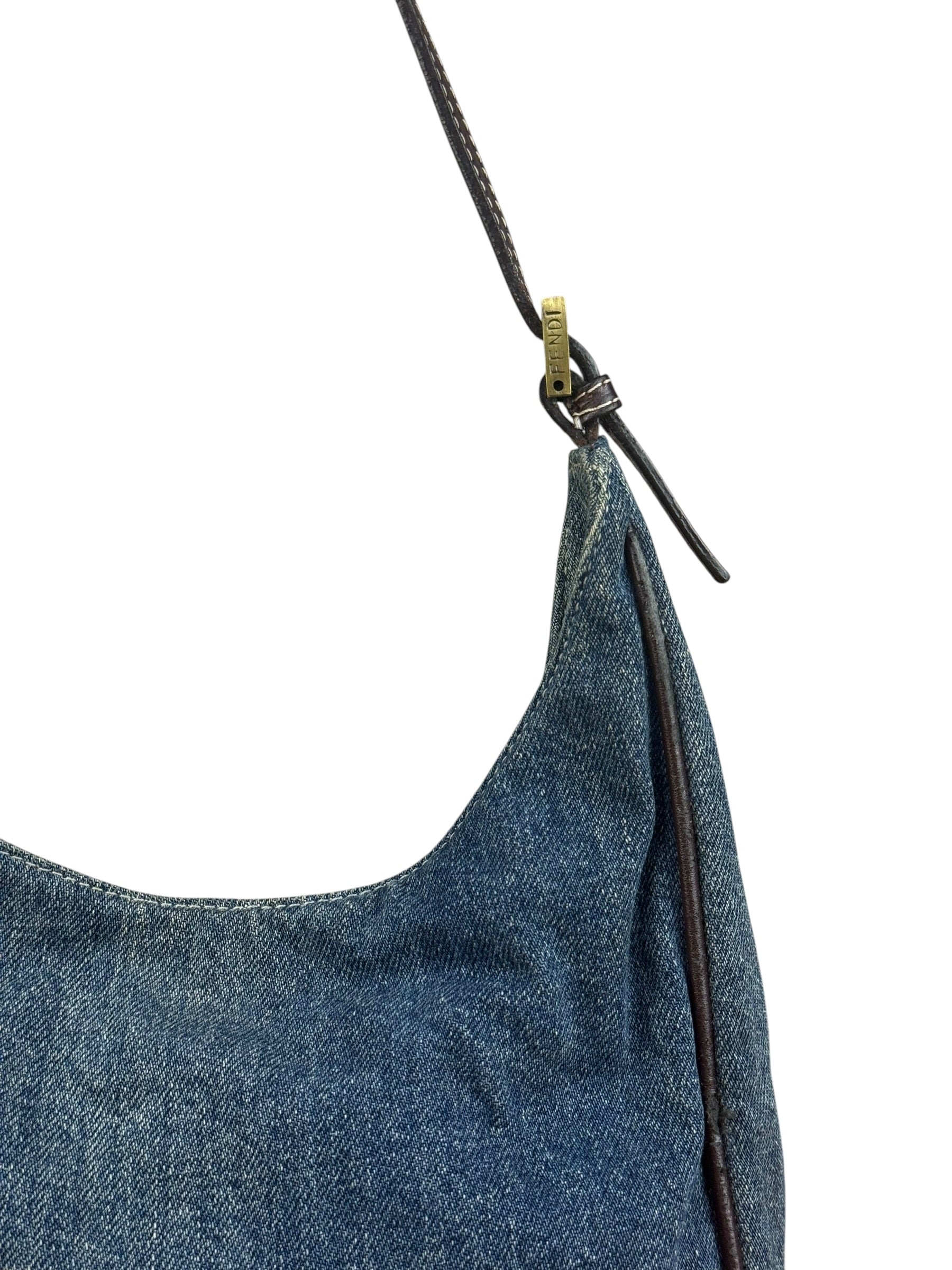 Fendi Denim Shoulder Bag