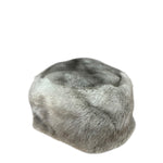 Vintage Clip-in Grey Fur Hat