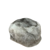 Vintage Clip-in Grey Fur Hat