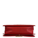Chanel Red Quilted Caviar Boy Flap Bag 2019